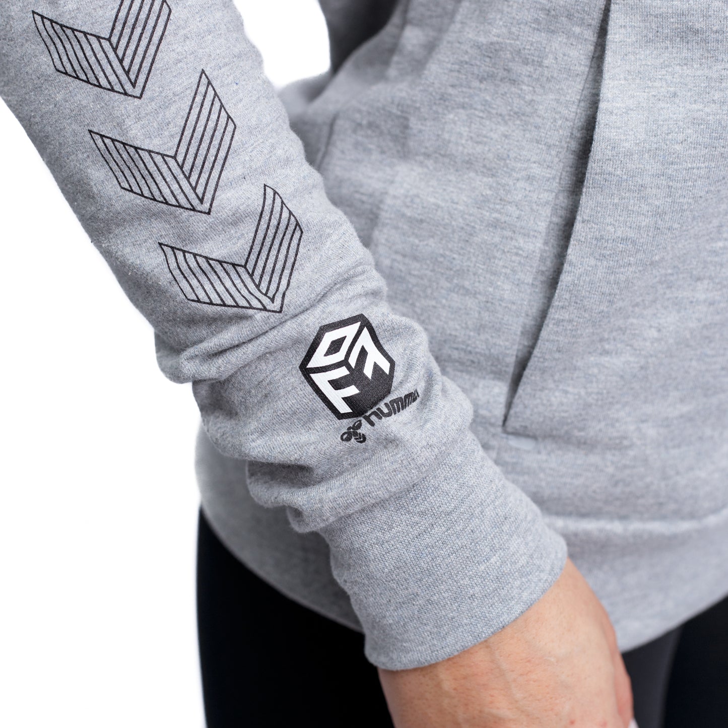 HUMMEL MOVE GRID COTTON HOODIE WOM