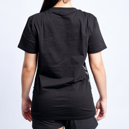 HUMMEL MOVE GRID COTTON T-SHIRT BLACK WOM