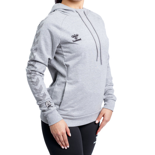 HUMMEL MOVE GRID COTTON HOODIE WOM