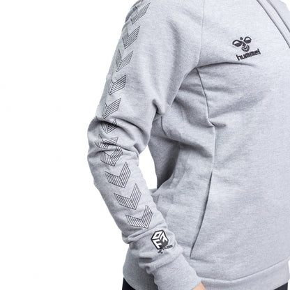 HUMMEL MOVE GRID COTTON HOODIE WOM